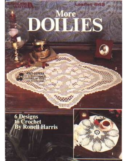 More Doilies, 6 designs to crochet and knit 843