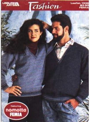 Nomotta femia Diamon shell, shell to knit and crochet 1336