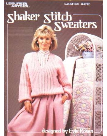 Shaker stitch sweaters to knit and crochet 422