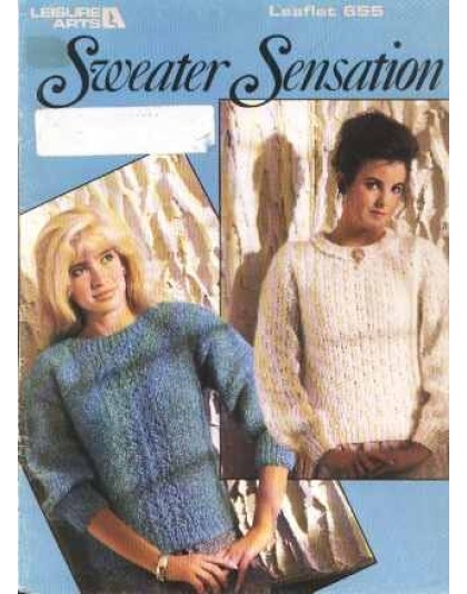 Sweater sensation to knit and crochet 655