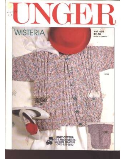 Unger Wisteria twin set, rib pullover, plaid pullover 429
