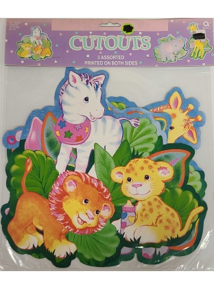 Amscan Baby Animal Cutouts