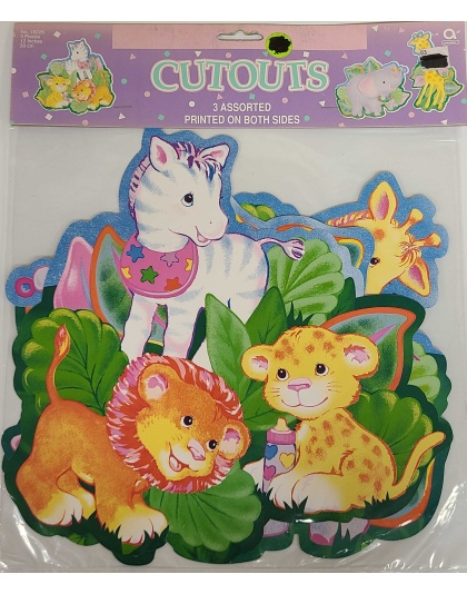 Amscan Baby Animal Cutouts