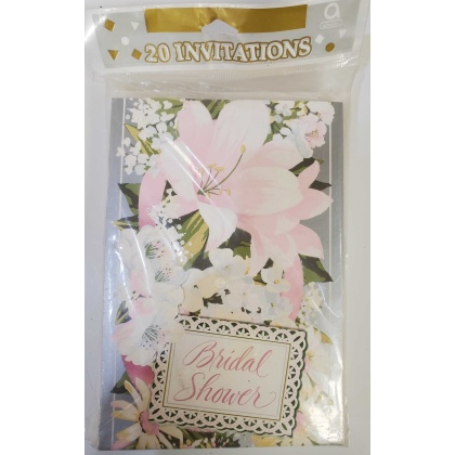 Amscan Bridal Shower Invitation - 20 Count