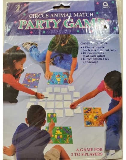 Amscan Curious Animal Match Adventure Party Game