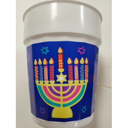 Amscan Menorah Plastic Hanukkah Cup