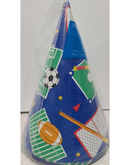 Amscan Sport Party Hats - 5 count