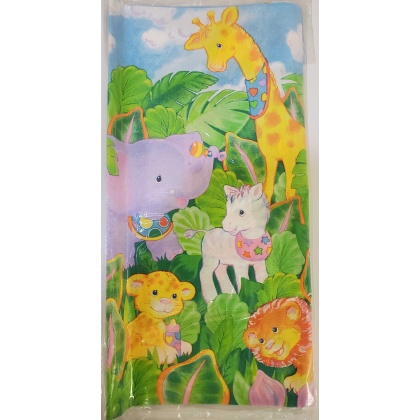 Amscan Tablecover Jungle Animals - Infant