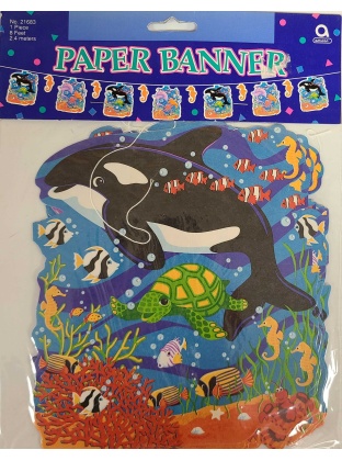 Amscan Tropical Paper Banner