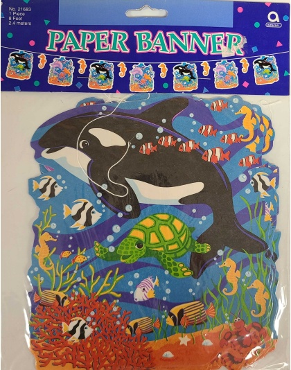 Amscan Tropical Paper Banner