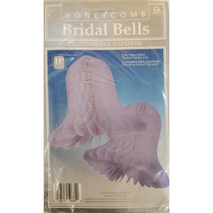 Purple Honeycomb Bridal Bells
