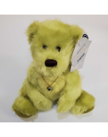 August Peg Birthstone Bear
