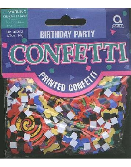 BIRTHDAY PARTY confetti