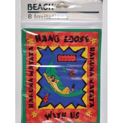 Beach Hakuna Matata With Us Invitations - 8 count