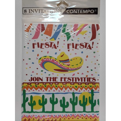 Contempo Fiesta! Fiesta! Invitations - 8 Count