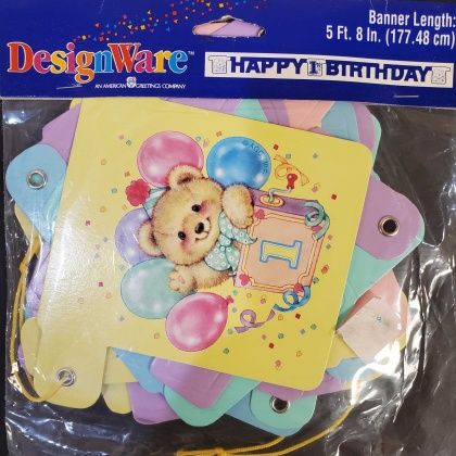 DesignWare Happy Birthday Banner