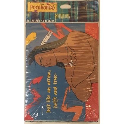 Disney Pocahontas Invitations - 8 Pack