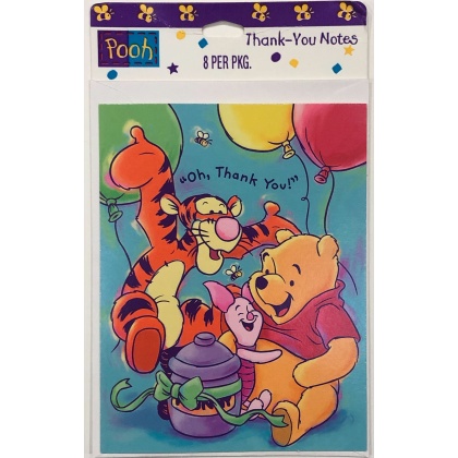 Disney Winnie the Pooh Thank-You Notes - 8 Pack