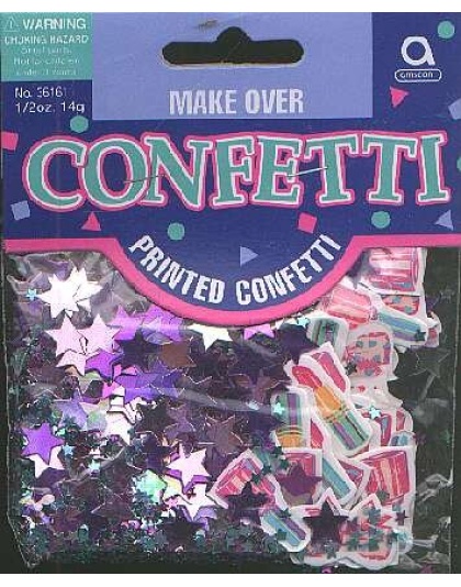 MAKE OVER confetti