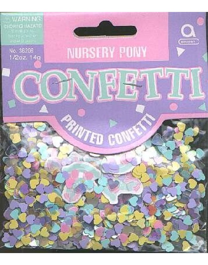 NURSERY PONY confetti