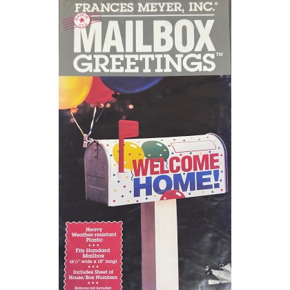 Welcome Home Mailbox Greetings 6 1/2" x 18"