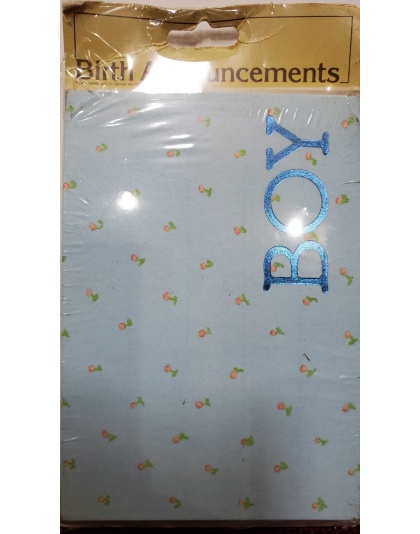 Boy Birth Announcements