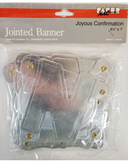 Joyous Confirmation Jointed Banner