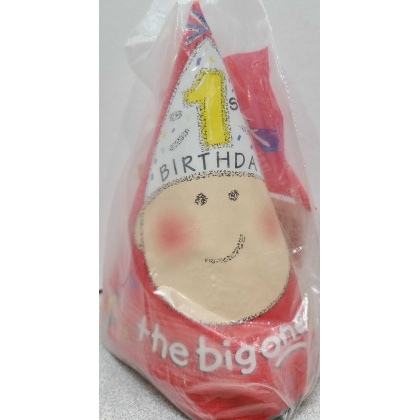 Paper Art 1st Birthday The Big One Party Hats - 8 count