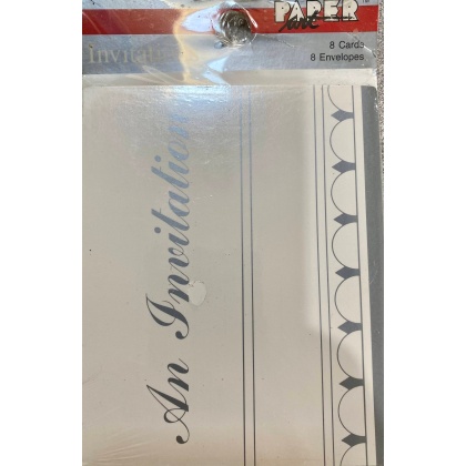 Paper Art An 50th Anniversary Invitations - 8 Pack