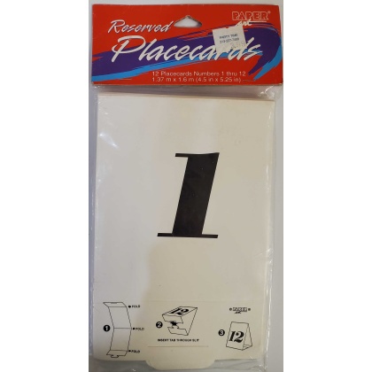 Paper Art Reserved Placecards - 12 Count