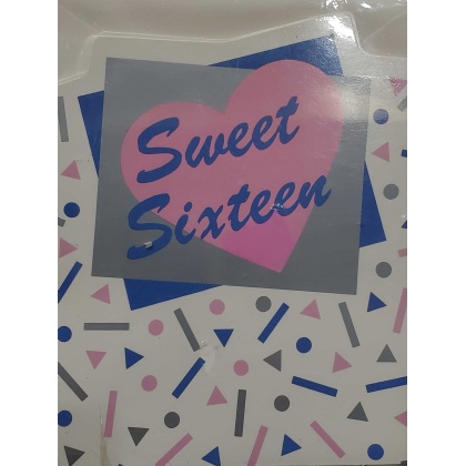 Paper Art Sweet 16th Birthday Party Invitations - 8 Pack