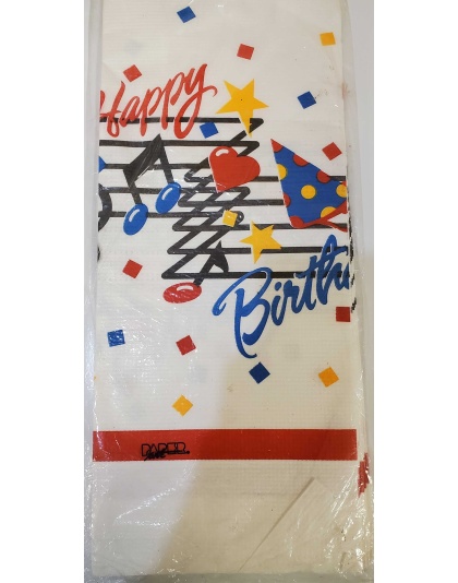 Paper Art XL Musician Birthday tablecover