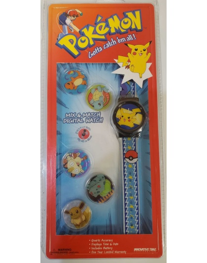 Pokemon mix & match Digital Watch PIKACHU AND MORE