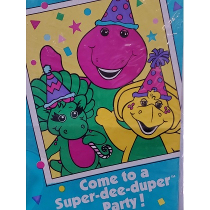 Barney Super-dee-duper Party Invitations
