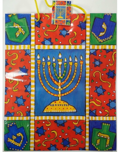 Hanukkah Celebration Large Gift Bag