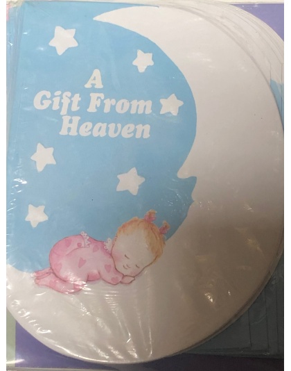 Paper Art Baby Girl Cards - 20 Pack
