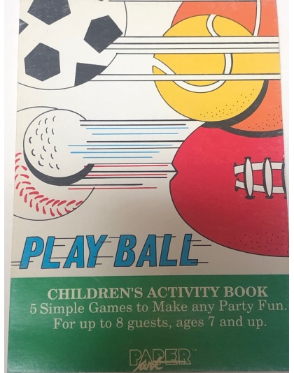 Paper Art Play Ball Children's Activity Book