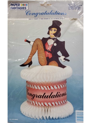 Paper Fantasies Congratulations Standing Decoration