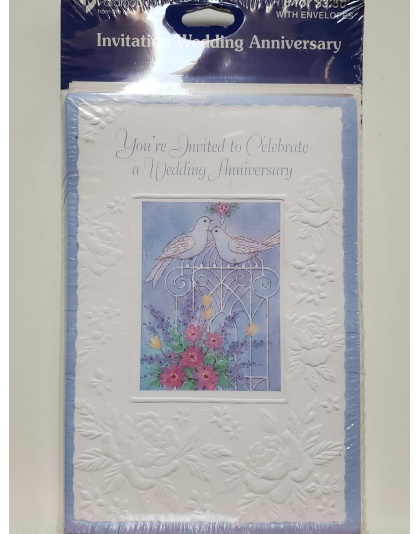 Paramount Cards Wedding Anniversary Invitations - 8 count