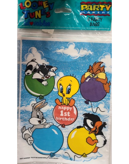 Party Makers Looney Tunes Lovables Happy 1st Birthday Themed Party Bags