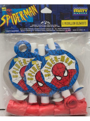 Party Makers Marvel Comics Spider-Man 6 Medallion Blowouts