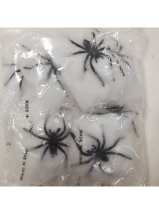 Spider in Web Halloween Decoration