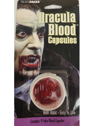 TechniFaces Halloween Dracula Blood Capsules