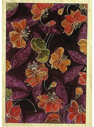 Batik Island Floral stamp for scrapbook or stamping stamp for scrapbook or stamping