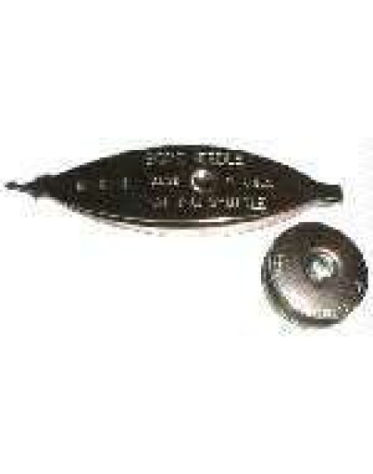 Tatting shuttle, metal with removable bobbin by Susan Bates