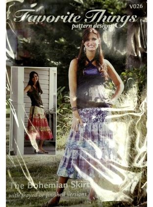The Bohemian Skirt Pattern by Favorite Things