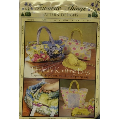 Thelmas Knitting Bag Pattern by Favorite Things