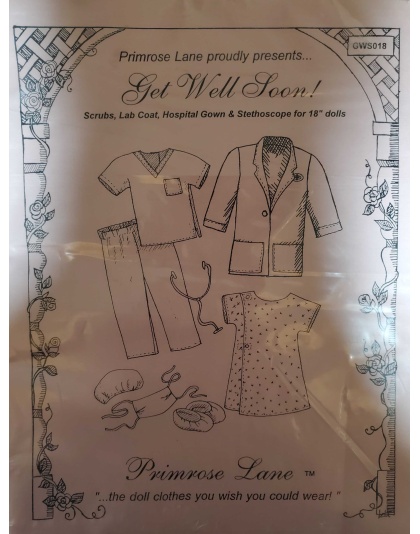 Primrose Lane - Get Well Soon Outfit for 18" Dolls