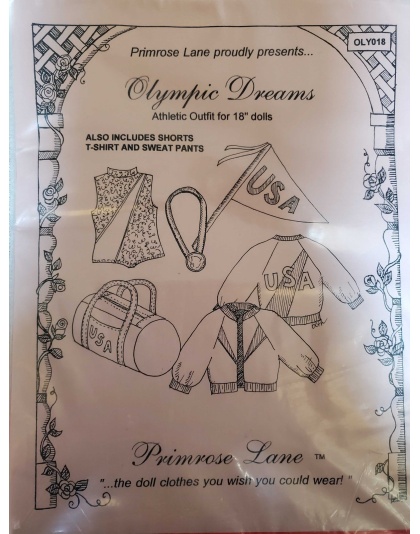 Primrose Lane - Olympic Dreams Athletic Outfit for 18" Dolls