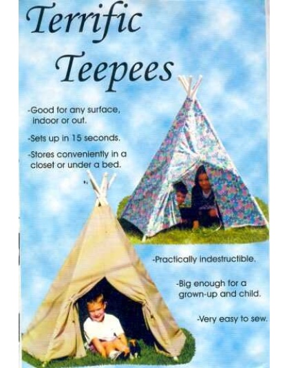 TERRIFIC TEEPEES sewing pattern by SewBaby